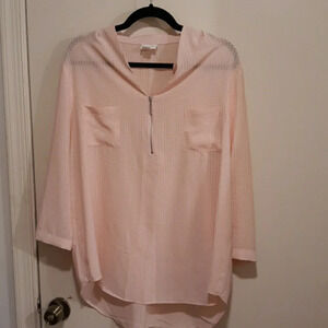 Jaclyn smith light pink top